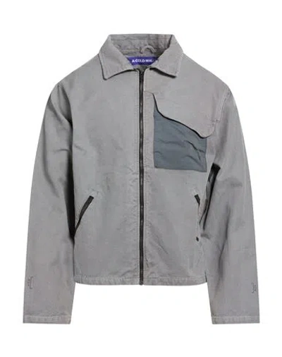 A-cold-wall* Man Jacket Grey Size M Cotton In Gray