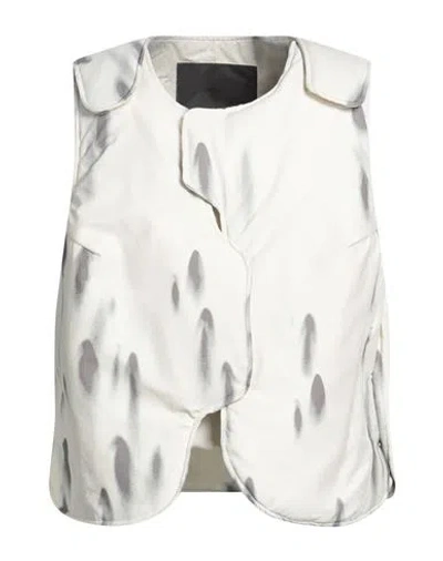 A-cold-wall* Man Jacket Ivory Size Xl Cotton, Polyamide In White