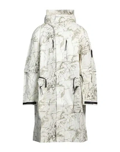 A-cold-wall* Man Overcoat & Trench Coat Ivory Size L Cotton In White