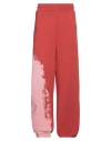 A-cold-wall* Man Pants Rust Size Xs Cotton, Elastane In Red