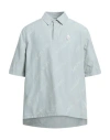 A-cold-wall* Man Polo Shirt Grey Size 40 Polyamide In Grey