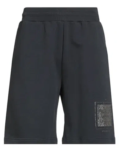 A-cold-wall* Man Shorts & Bermuda Shorts Black Size M Cotton In Blue