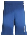 A-cold-wall* Man Shorts & Bermuda Shorts Blue Size S Cotton, Elastane