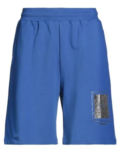 A-cold-wall* Man Shorts & Bermuda Shorts Bright Blue Size M Cotton