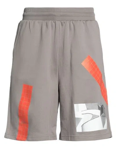 A-cold-wall* Man Shorts & Bermuda Shorts Grey Size L Organic Cotton