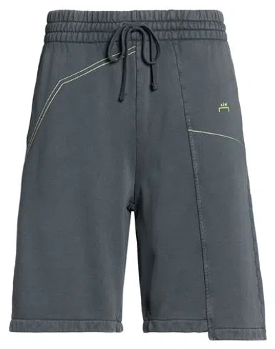 A-cold-wall* Man Shorts & Bermuda Shorts Lead Size L Cotton In Gray