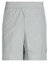 A-cold-wall* Man Shorts & Bermuda Shorts Light Grey Size 36 Polyamide In Grey