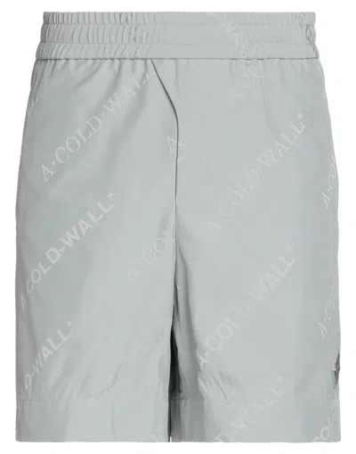 A-cold-wall* Man Shorts & Bermuda Shorts Light Grey Size 36 Polyamide