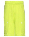 A-cold-wall* Man Shorts & Bermuda Shorts Lime Green Size S Polyester, Elastane