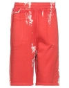 A-cold-wall* Man Shorts & Bermuda Shorts Tomato Red Size M Cotton In Tomato Red