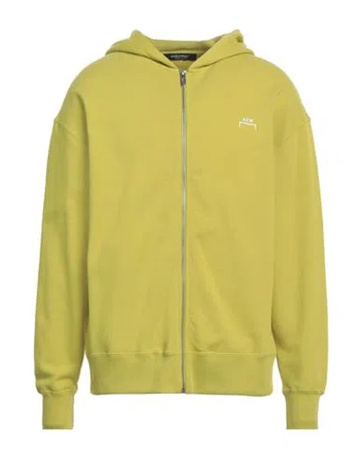 A-cold-wall* Man Sweatshirt Acid Green Size M Cotton, Elastane In Yellow