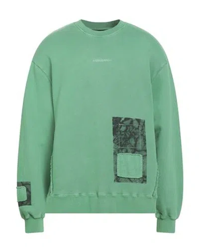 A-cold-wall* Man Sweatshirt Light Green Size M Cotton