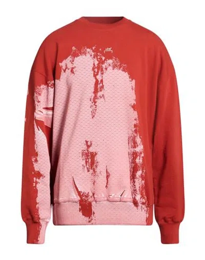 A-cold-wall* Man Sweatshirt Rust Size L Cotton In Red