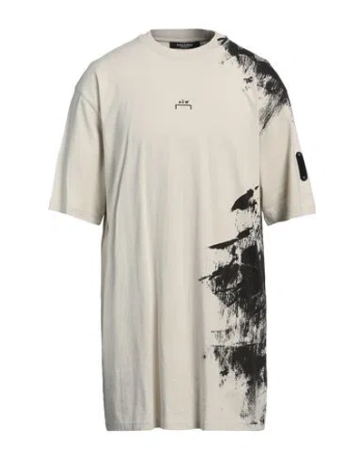 A-cold-wall* Off-white Brushstroke T-shirt In Bone