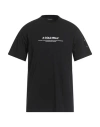 A-cold-wall* Man T-shirt Black Size L Cotton In Black
