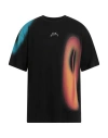 A-cold-wall* Man T-shirt Black Size L Cotton In Black