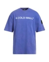 A-cold-wall* Overdye Logo Cotton T-shirt In Blue