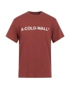 A-cold-wall* Man T-shirt Brick Size Xl Cotton In Red