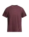A-cold-wall* Man T-shirt Burgundy Size Xs Cotton In Red