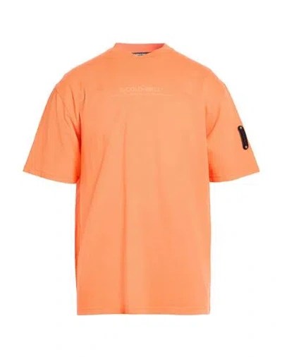 A-cold-wall* Man T-shirt Mandarin Size M Cotton, Elastane In Orange