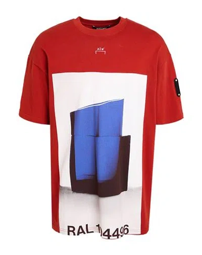 A-cold-wall* Man T-shirt Rust Size Xs Cotton In Red