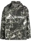 A-cold-wall* Marble-print Pullover Jacket In Green