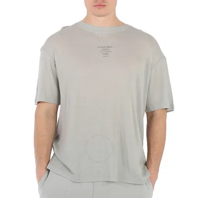 A-cold-wall* A Cold Wall Men's Artisan Crewneck Logo T-shirt In Grey