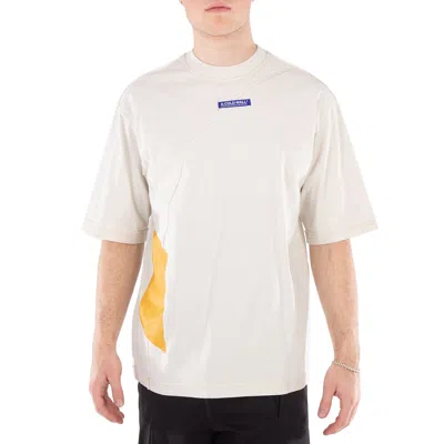 A-cold-wall* A Cold Wall Men's Beige Aspect Cotton T-shirt In White