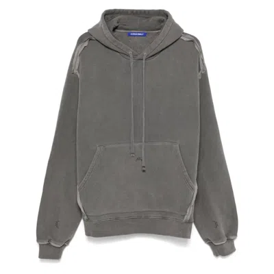 A-cold-wall* A Cold Wall Men's Black Facade Cotton Hoodie