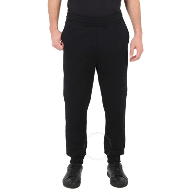 A-cold-wall* A Cold Wall Men's Black Logo-embroidered Cotton Track Pants