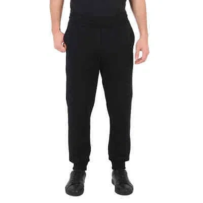 Pre-owned A-cold-wall* A Cold Wall Men's Black Logo-embroidered Cotton Track Pants, Size Medium