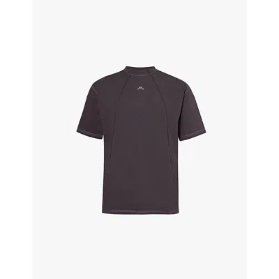 A-cold-wall* A Cold Wall Mens Black Onyx Millbank Relaxed-fit Cotton-jersey T-shirt In Black Onyx
