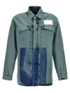 A-cold-wall* A Cold Wall* 'bleached Overdyed' Shirt In Blue