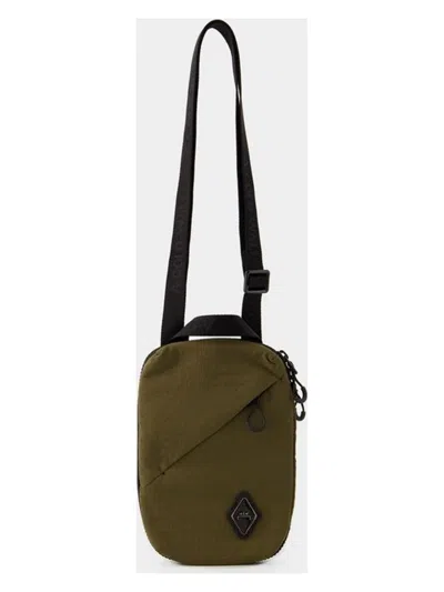 A-cold-wall* Diamond Lanyard Messenger Bag In Khaki