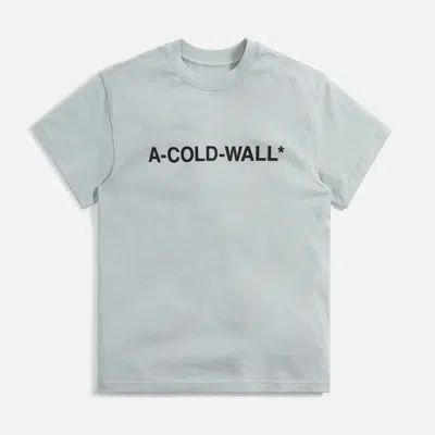 A-cold-wall* A Cold Wall Men's Essential Logo Tee In Gray