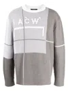 A-cold-wall* Round Neck Long-sleeved Sweater In Grey