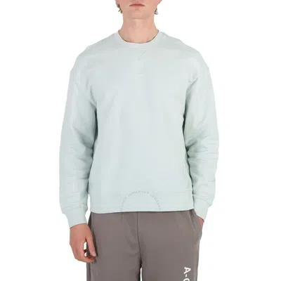 A-COLD-WALL* A COLD WALL MEN'S ICEBERG BLUE ESSENTIAL COTTON JERSEY SWEATSHIRT