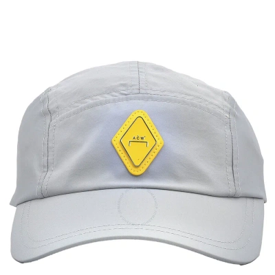 A-cold-wall* A Cold Wall Men's Light Grey Rhombus Logo Patch Baseball Cap