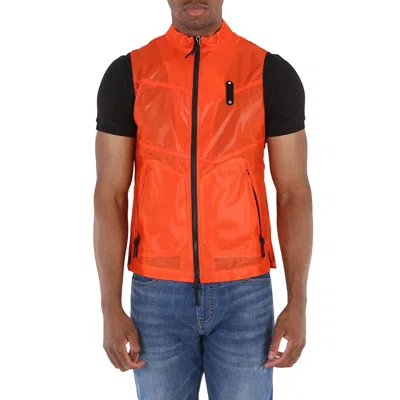 A-cold-wall* Trellick Two-way Zip Gilet In Orange