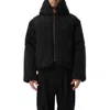 A-cold-wall* Black Shiro Hooded Puffer Jacket In Black