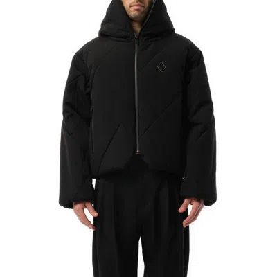 A-cold-wall* Black Shiro Hooded Puffer Jacket