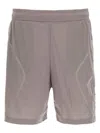 A-cold-wall* Welded Corbusier Knee-length Shorts In Grey