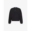 A-cold-wall* Mens Millbank Crewneck Cotton-jersey Sweatshirt Black In Black