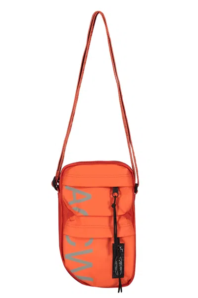 A-cold-wall* Messenger Bag With Logo In Orange