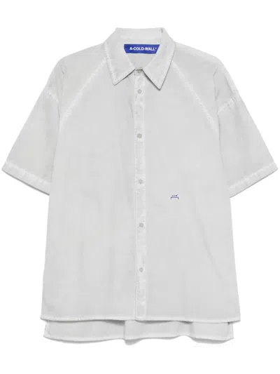 A-cold-wall* Millbank Shirt In Grey