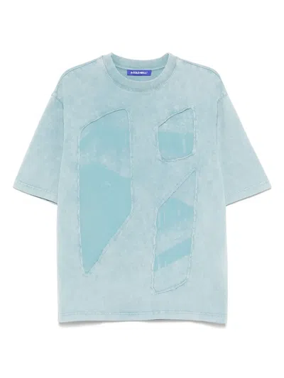A-cold-wall* Module T-shirt In Blue