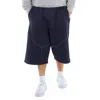 A-cold-wall* A Cold Wall Navy Studio Wide Leg Faded Jersey Shorts In Blue