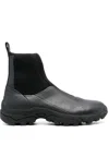 A-cold-wall* Nc.1 Dirt Moc Leather High-tops In Black
