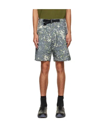 A-cold-wall* Nephin Belted Bermuda Shorts In Gray