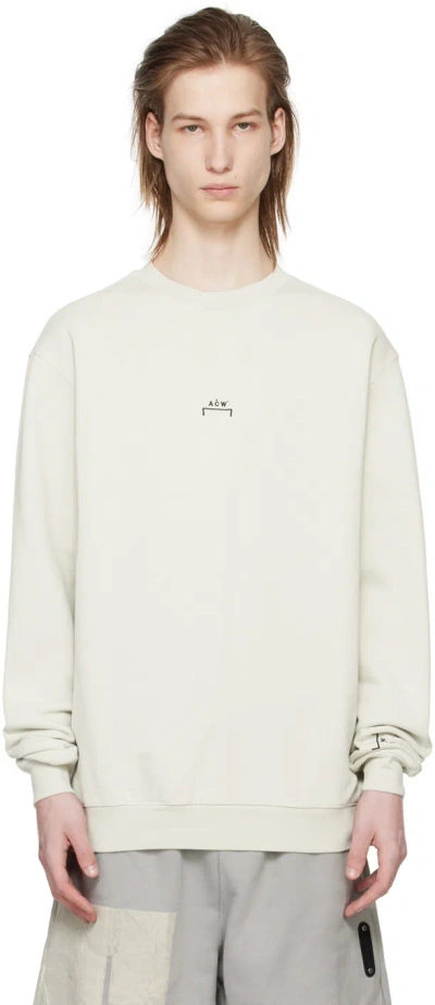 A-cold-wall* Off-white Essential Sweatshirt In Bone